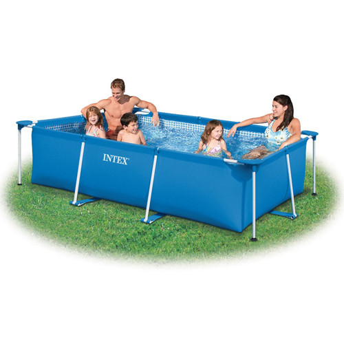 Басейн прямокутний каркасний Intex 28272NP Rectangular Frame Pool, 300×200×75 см, 3834 л