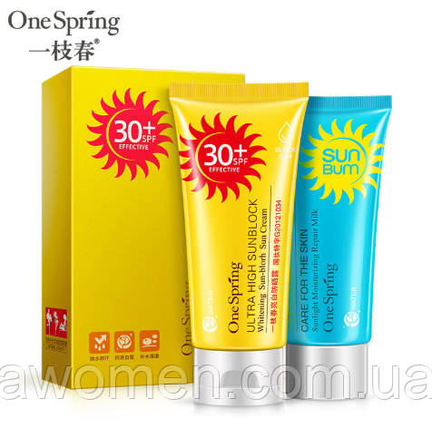 Сонцезахисний набір One Spring Sun Bum 30+ SPF