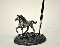 Мармуровий настільний набір (Фігура коня та ручка) Penstand 6183