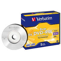 DVD+RW MINI 1.4 GB диск 8 см Verbatim для видеокамер