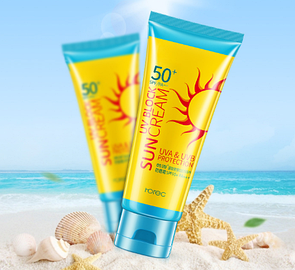 Захисний крем від сонця Rorec Sun Cream Uv Block 50+SPF PA+++ (80 g)