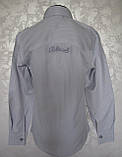 Дитяча сорочка для хлопчиків світло-сіра зріст 110,116,122,128, фото 3