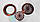 Решітка кругла СФ 100 коричнева з жалюзі, фото 8