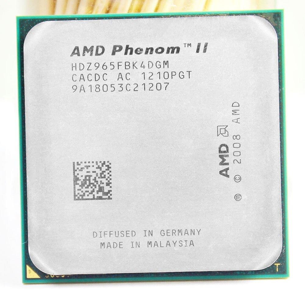 ТОПОВИЙ Процесор AMD на 4 ЯДРА SAM3, Am2+ PHENOM II X4 965 BLACK EDITION 125W — 4 по 3.4Ghz кожне am3,SAM2+