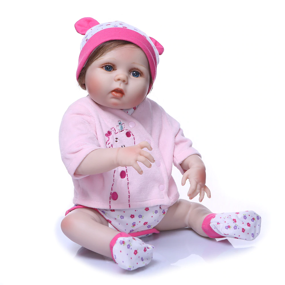 Кукла реборн Ульяна 53 см полностью виниловая Reborn doll - фото 7 - id-p514813464