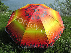Пляжна парасолька з нахилом 2 метри з конструкцією ромашки