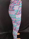 Гарні лосини з абстрактним малюнком., фото 2