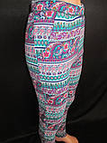 Гарні лосини з абстрактним малюнком., фото 3