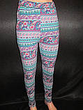 Гарні лосини з абстрактним малюнком., фото 4