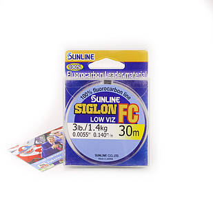 Флюорокарбон Sunline SIG-FC 30м 0.140 мм 1.4 кг Поводковый