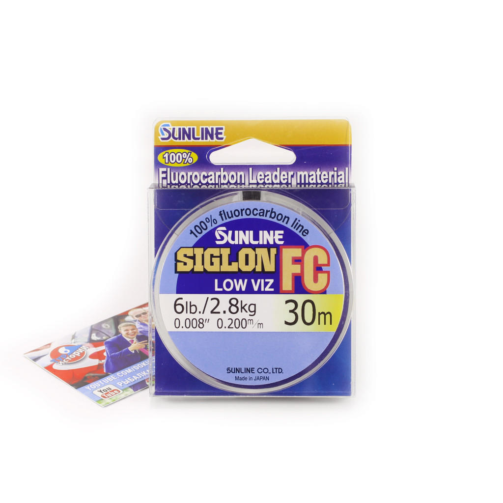 Флюорокарбон Sunline SIG-FC 30м 0.200 мм 2.8 кг Поводковый