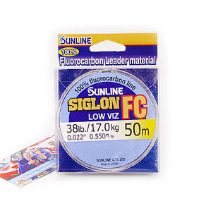 Флюорокарбон Sunline SIG-FC 50м 0.550 мм 17кг Поводковый