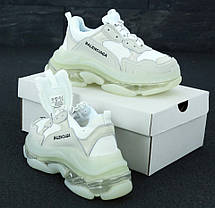 Кроссовки женские Balenciaga Triple S баленсиага белые. ТОП Реплика ААА класса., фото 2