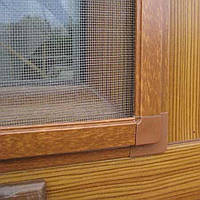 Москитные сетки на евроокна со стеклопакетами из клееного евробруса и на старые деревянные окна