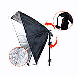 Софтбокс 50х70см із патроном Е27 для постійного світла + Стійка 2.1м, фото 3