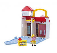 Пожарная станция Peppa Pig Firehouse Little Places Playset с фигуркой Пеппы