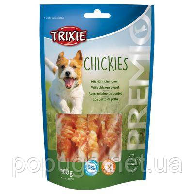 Ласощі для собак з куркою Chickies Trixie, 80 г