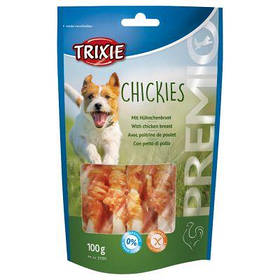 Ласощі для собак з куркою Chickies Trixie, 80 г