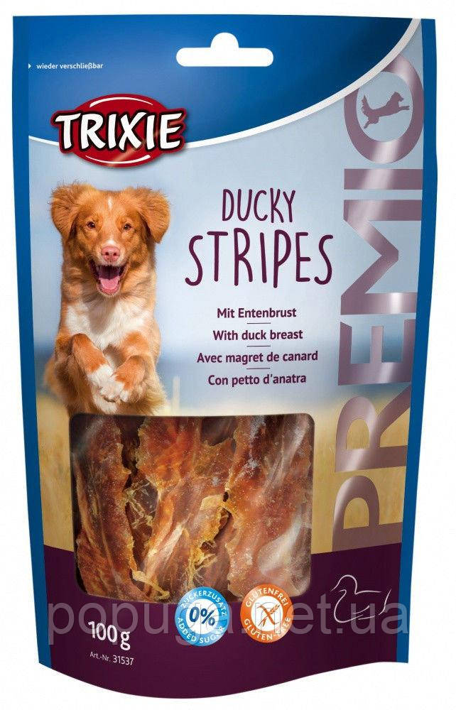 Ласощі для собак з качкою Ducky Stripes Trixie, 100 г