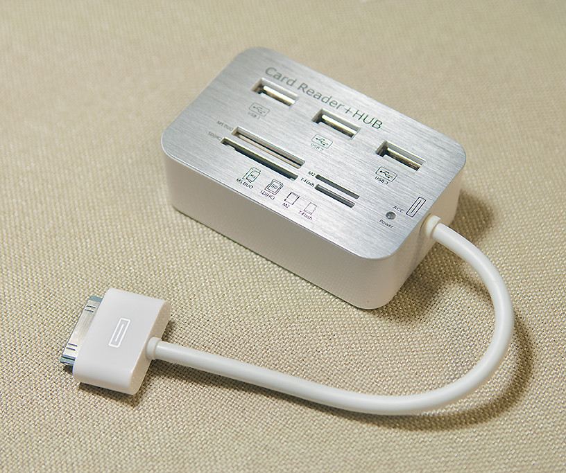 5 в 1 Кардридер HUB для iPad2/3, iPhone 4/4s, iPod Touch 