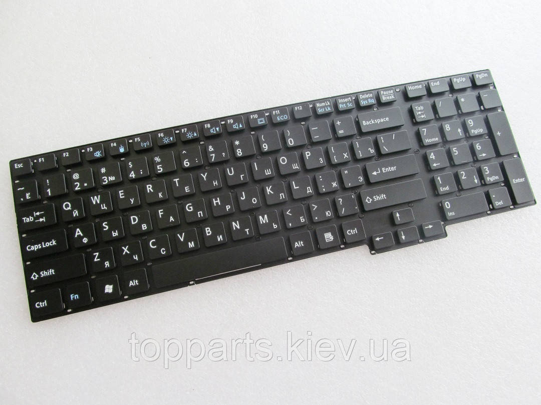 Клавиатура для ноутбуков Fujitsu LifeBook AH532, A532, N532, NH532 черная без рамки RU/US - фото 1 - id-p97186184