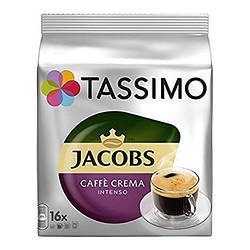 Кава в капсулах Tassimo Jacobs Caffe Crema Intenso 16 порцій. Німеччина (Тассімо)