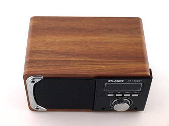 Портативна акустична колонка Atlanfa AT-1822ВТ, FM, 6W, Super Bass speaker AUX bluetooth MP3 microSD/TF