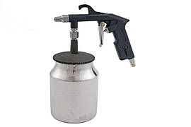 Пневмопістолет піскоструминний Intertool нижній бак 1000 мол 8bar