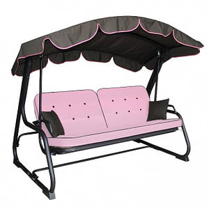 Диван-гойдалка (садові гойдалки) Evia рожева Італія Primilla Безкоштовна доставка!