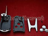 Ключ Honda cr-v, hr-v, fr-v викидний ключ 3 кнопки Big logo, фото 5