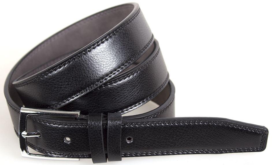 Мужской ремень DOVHANI DH3503-7BLACK черный 140х3.2 см, фото 1