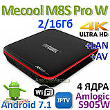Тв приставка MeCool M8s pro w 2Gb/16Gb (андроїд тв, смарт тв, TV BOX, медіаплеєр) X96, W95, фото 3
