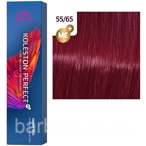 55/65 Фарба для волосся Wella Koleston Me+ Vibrant Reds 55/65 Корида, фото 1