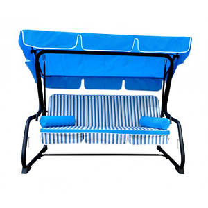 Садова гойдалка (диван-гойдалка) KING Синій (тексилк) Італія Primilla Безплатна доставка!