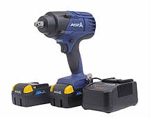Акумуляторний ударний Гайковерт 1/2" 1250 Nm (2 батареї, 5Ah,18V) ASTA A-BA1250