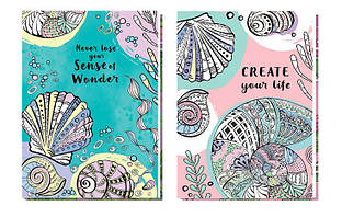 Зошит А5 80арк., в клітинку, інтегральна обкладинка A plus Shell