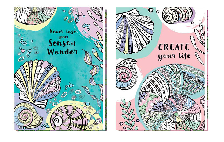 Зошит А5 80арк., в клітинку, інтегральна обкладинка A plus Shell