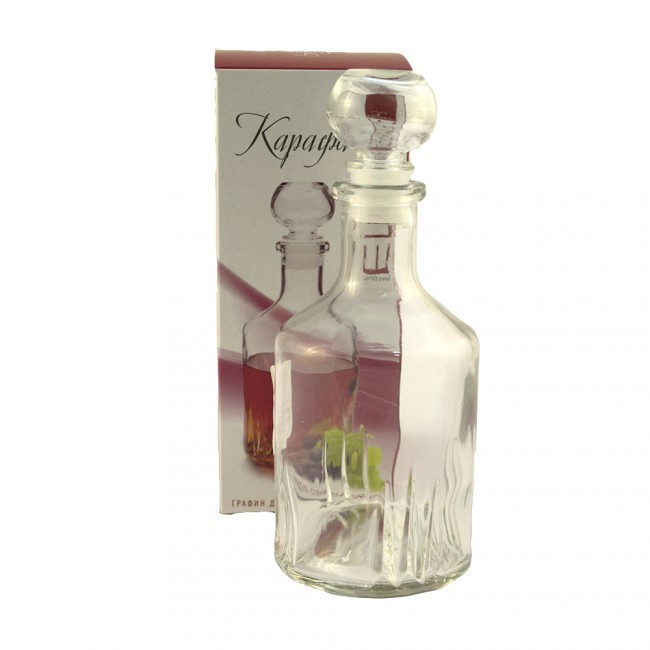 Графін Карафа – 0,5л з кришкою, горілчаний ILONA Карафа