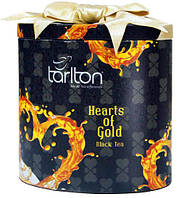 Чай чёрный Tarlton Hearts of Gold Золотое сердце 100 г ж/б