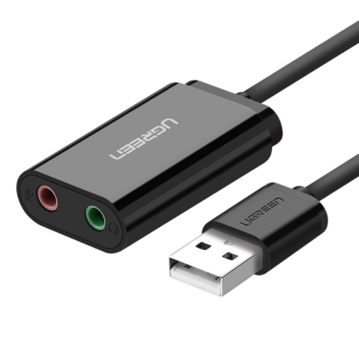 Звукова карта Ugreen USB 2.0 зовнішня (30724)