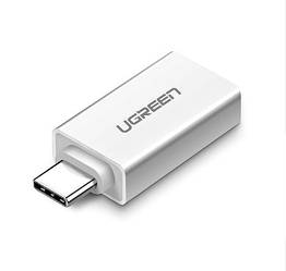 Адаптер Ugreen Type-C to USB 3.0 OTG White (US173)