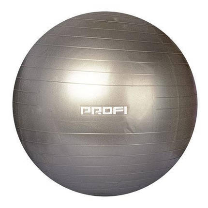 Фітбол Profi Ball 75 см. Фіолетовий (MS 1577F), фото 2