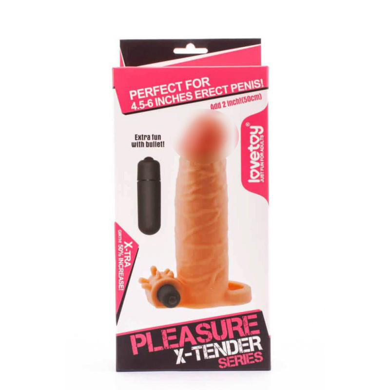 Подовжувальна насадка з вібро — Pleasure X-Tender Vibrating 1 