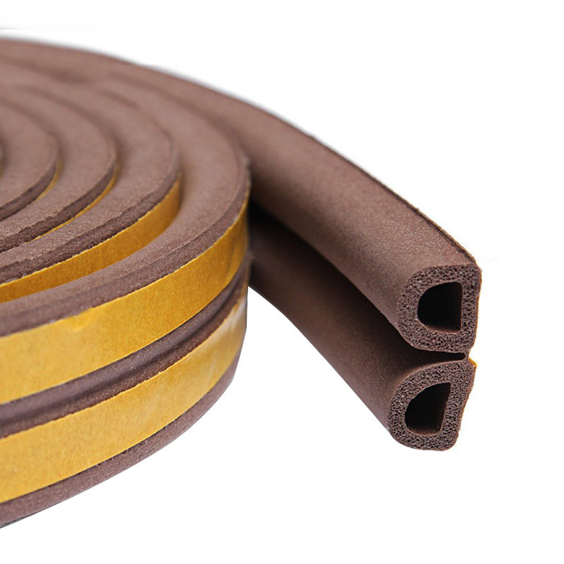 Ущільнювач самоклеючий Technics тип D коричневий 100 м (10-772)