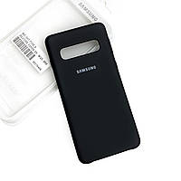 Silicone Case Premium на Samsung S10 Plus Black