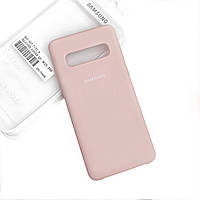 Silicone Case Premium на Samsung S10 Plus Pink Sand