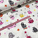 Тканина муслін Двошарова корпорація монстрів рожеві, червоні та жовті (шир. 1,8 м) (MS-F-0024), фото 2