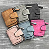 Стильний жіночий гаманець 12х11х2,5 см Baellerry Forever Mini Чорний / Жіночий замшевий гаманець-клатч, фото 10
