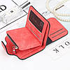 Стильний жіночий гаманець 12х11х2,5 см Baellerry Forever Mini Кораловий / Жіночий замшевий гаманець-клатч, фото 7