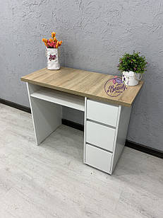 Манікюрний столик з товстої стільницею дуб-сонома